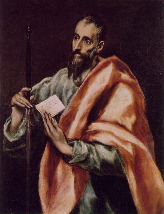 El Greco St Paul, 1608-1614, 97x77 cm, Museo del Greco, Tole. , -