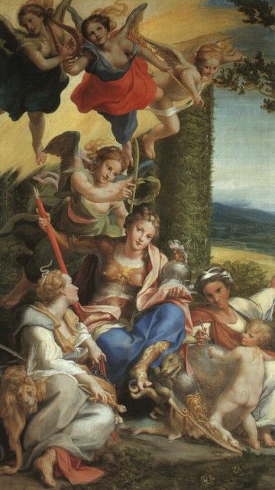 CORREGGIO Allegory Of Virtue. 