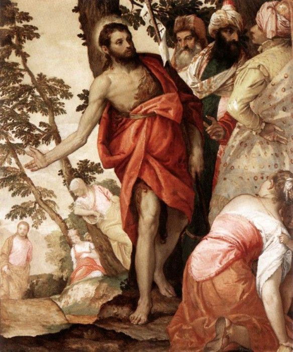 Veronese St John the Baptist Preaching. , 