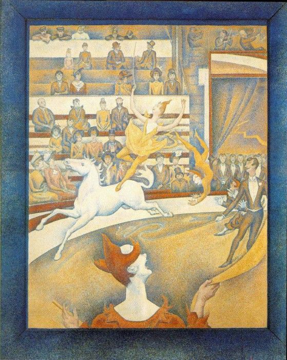 Seurat Cirque, 1891, Louvre. , 