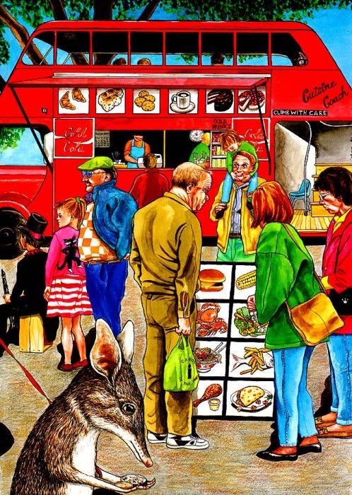 Bb 0005 Carefully counted coins Steve&MarionIsham sqs. Isham, ���� � ������