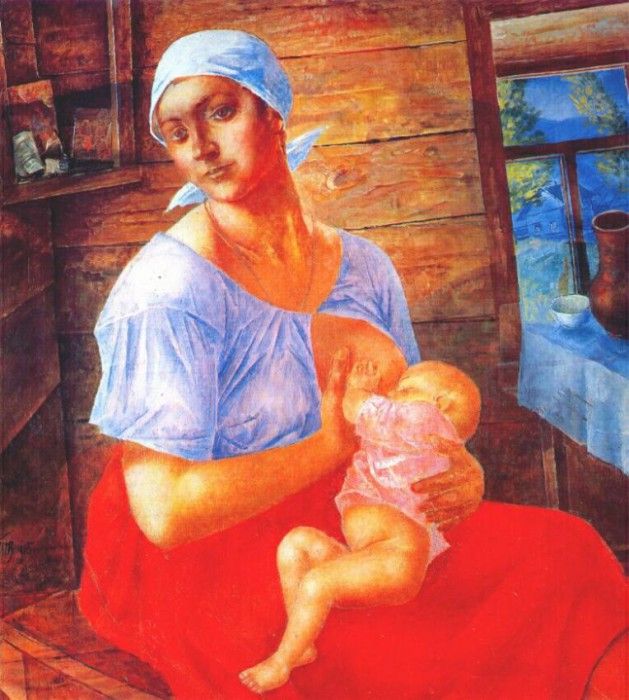 petrov-vodkin mother 1915. -, 