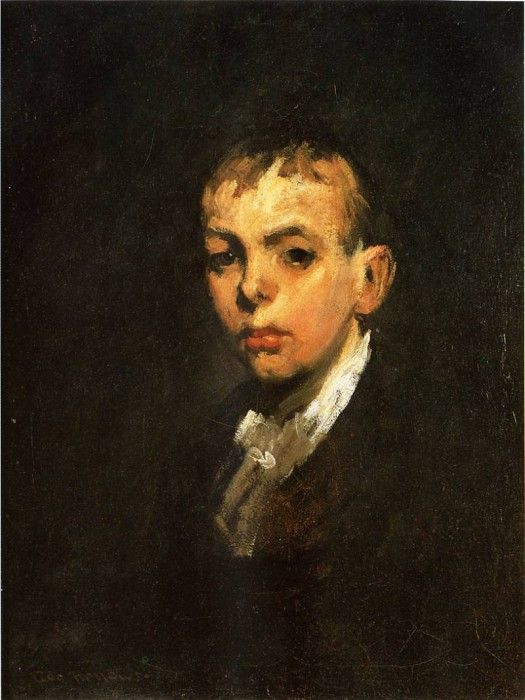 Bellows George Wesley Head of a Boy aka Gray Boy. ,  