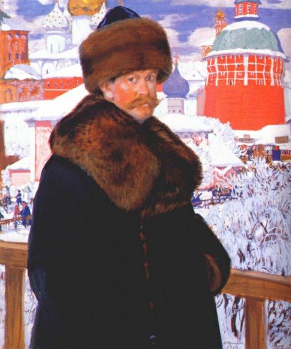 kustodiev self-portrait 1912. ,  (1878-1927)