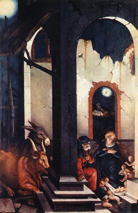 BALDUNG GRIEN Hans Nativity.  Grien, 