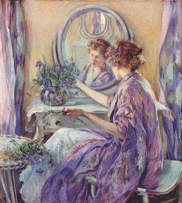 reid the violet kimono 1910. 