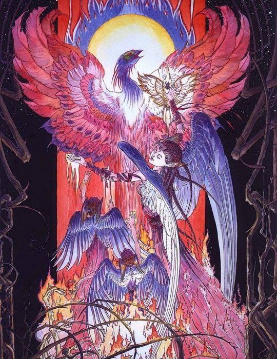 lrsKalutaMMichael-ThePhoenixWingsofTwilight. Kaluta, 