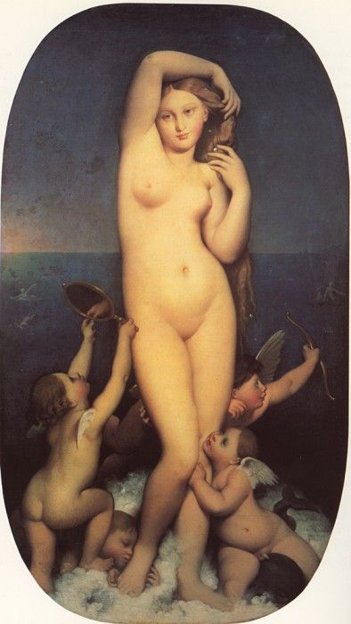 Ingres Venus Anadyomene. ,   