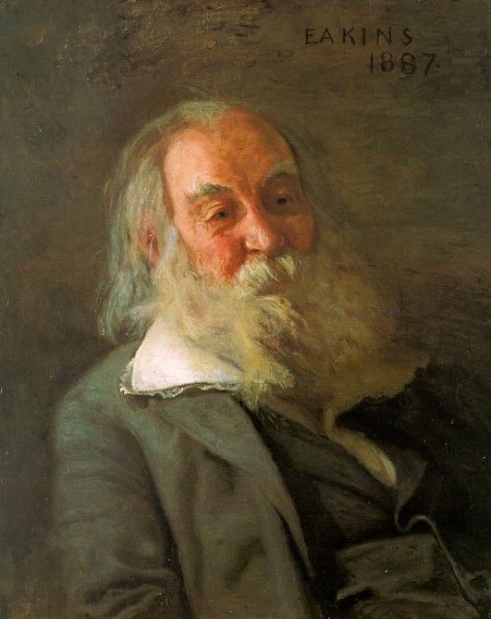 Eakins Portrait of Walt Whitman, 1887-88, oil on canvas, Pen. , 