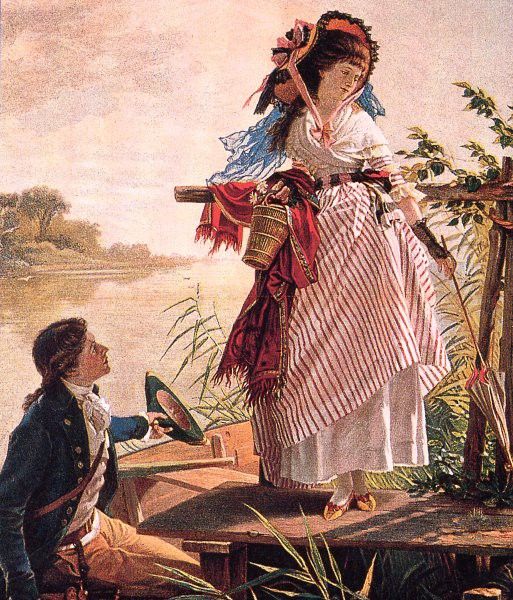 von Ramberg, Arthur - Invitation to a Boat-ride detail (end.  , 