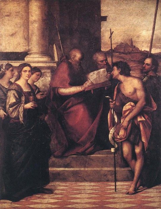 Piombo Sebastiano del San Giovanni Crisostomo and Saints. ������, ���������� ����