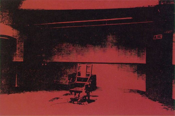 Warhol Early electric chair, 1963 Private. , 