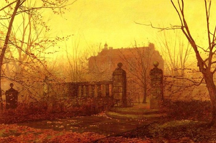 Grimshaw John Atkinson Autumn Morning.   