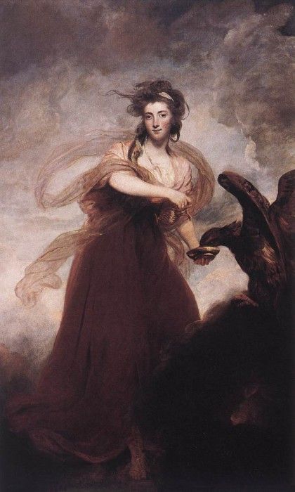 Mrs Musters as Hebe EUR. , 