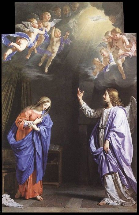 Champaigne The Annunciation. ,  