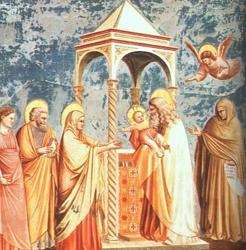 Giotto   Scrovegni   [19]   Presentation at the Temple.   