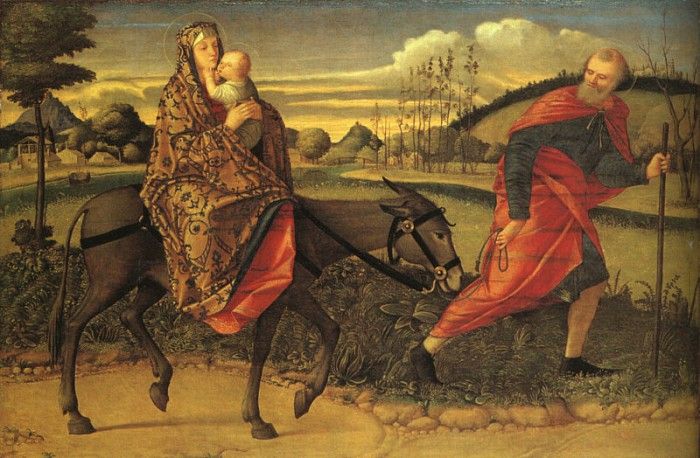 Carpaccio The Flight into Egypt, 1500, NG Washington. , 