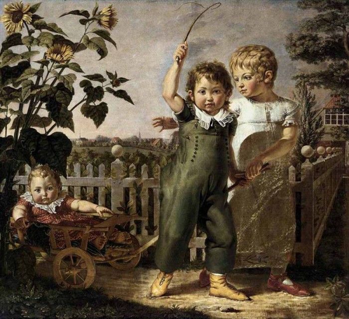 RUNGE Philipp Otto The Hulsenbeck Children. ,  