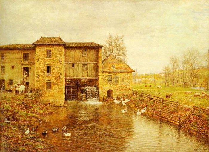 Firmin Girard Marie Francois Le Moulin De Gatellier. Firmin  Girard