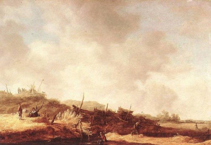 Goyen Jan van Landscape with Dunes. ,  