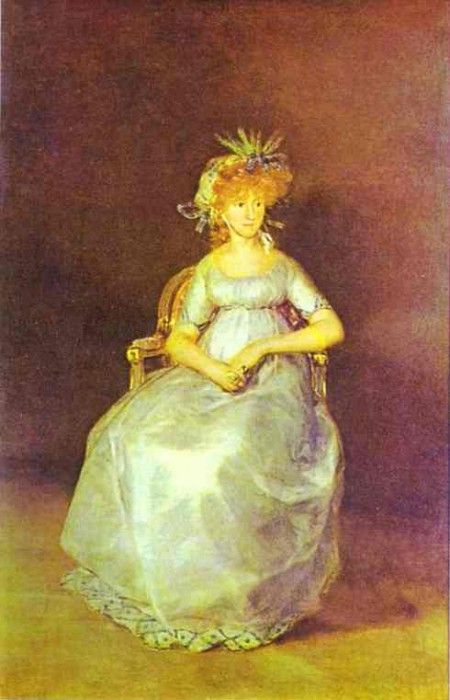 Francisco de Goya - Portrait of the Countess of Chinch n.   ,  