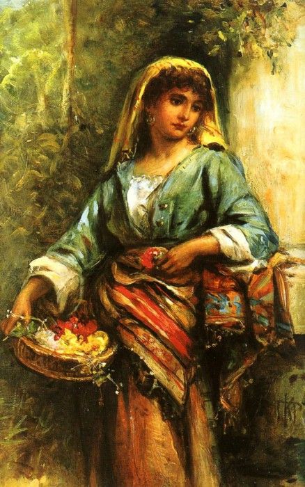 Pelham Thomas Kent The Flower Girl. Pelham,  