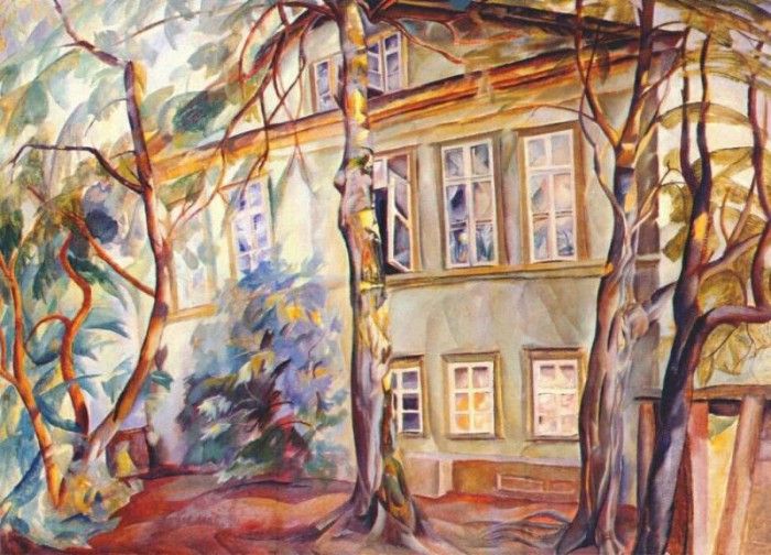 grigoriev house under the trees 1918. 