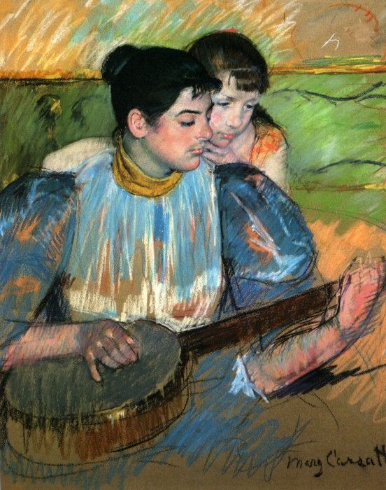 Cassatt Mary The Banjo Lesson.  