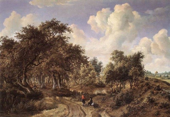 Hobbema Meyndert A Wooded Landscape 1660 5. , Meindert