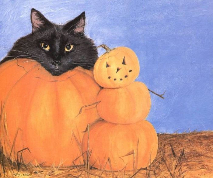 Lyn Estall - Cat-o-Lantern, De. Estall, 