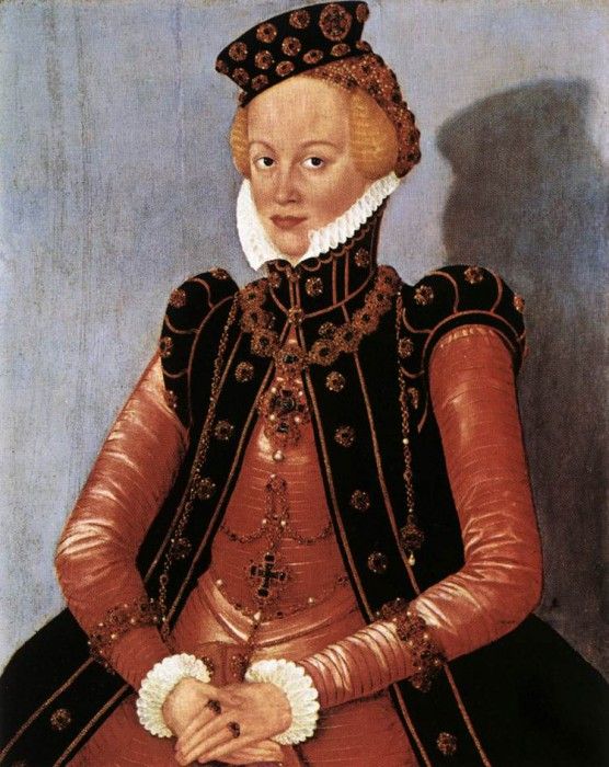 CRANACH Lucas the Younger Portrait Of A Woman. ,  