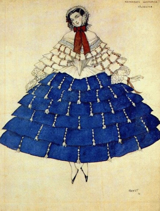 bakst the-carnival chiarina 1910. , 