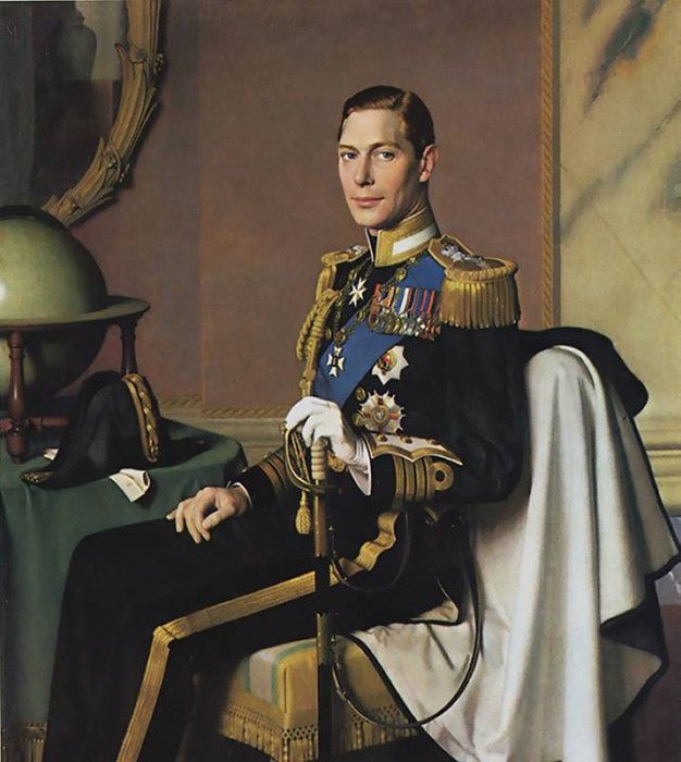 King George VI as Duke of York 1929 52.5x46.75in.   