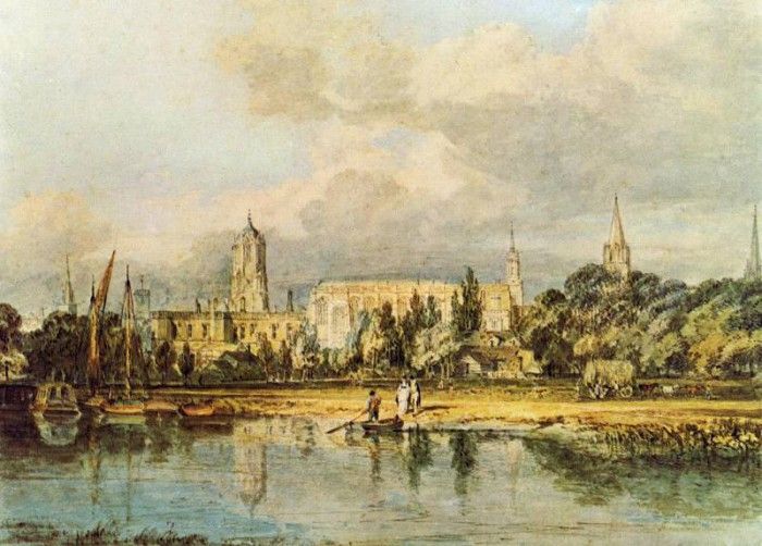 Turner Joseph Mallord William South View of Christ Church etc. from the Meadows. ,   