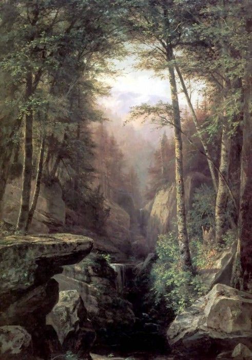 hudson rv sc csg001 rocky gorge-george hetzel 1869. Hetzel, 