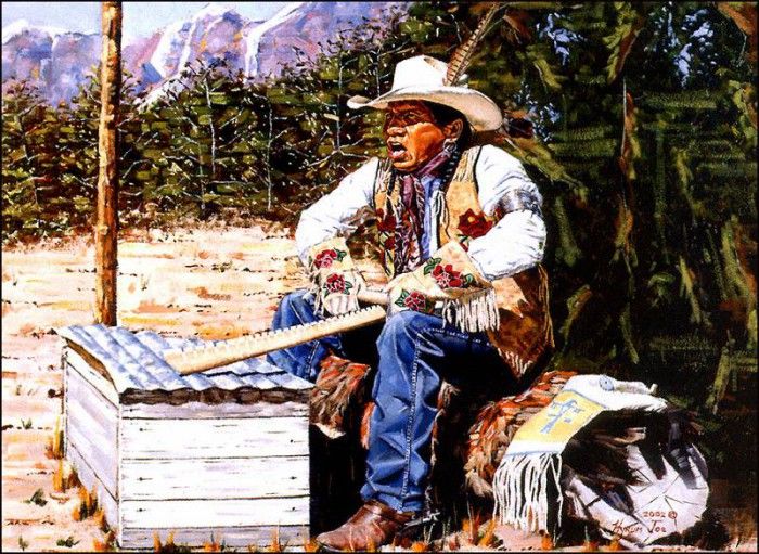 bs-aaw-HyrumCJoe-SouthernUteBearDanceSinger. , 