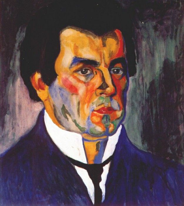 malevich self-portrait ii c1908-9. , 