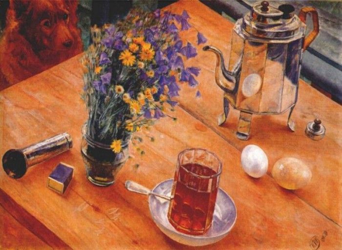 petrov-vodkin morning still life 1918. -, 