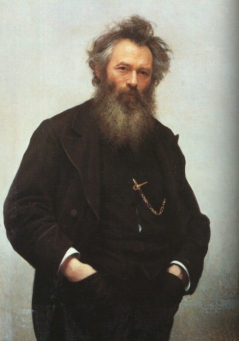 Portrait of Ivan I Shishkin. ,  