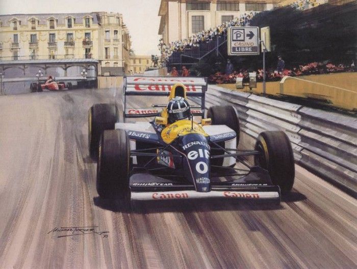 Cmamtmon 056 1993 record sixth monaco victory for senna. , 