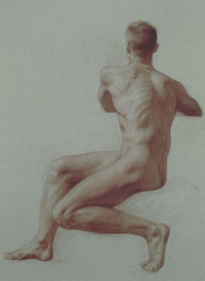 002 Male Figure Drawing.  