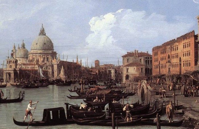 CANALETTO The Molo Looking West detail. 