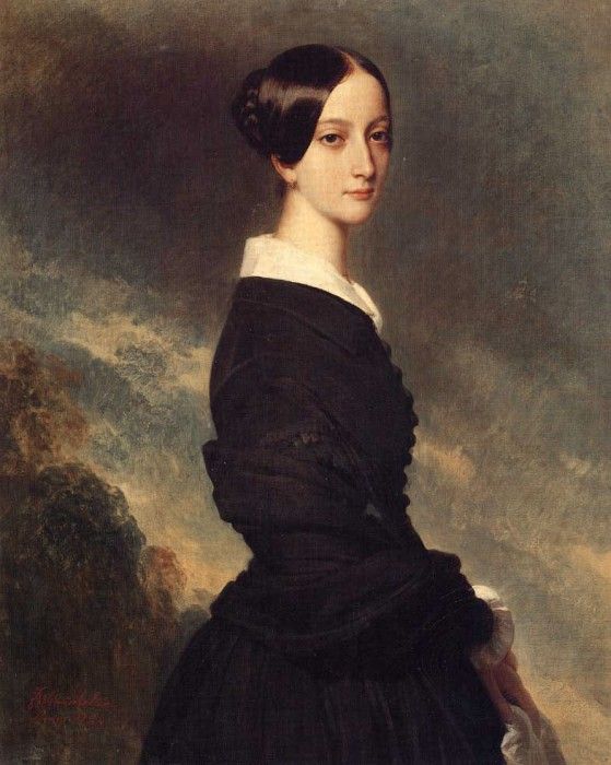 Winterhalter Franz Xavier Francoise Caroline Gonzague Princesse de Joinville 1844. ,  