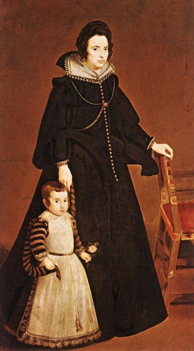 Velazquez Dona Antonia de Ipenarrieta y Galdos and her Son Luis. ,    