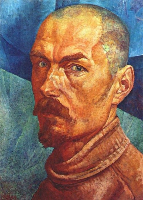 petrov-vodkin self-portrait 1918. -, 