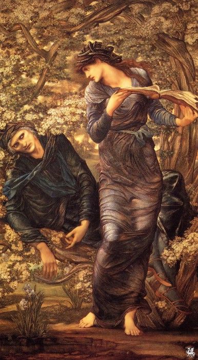 ma Burne Jones Merlin et Nimue. , 