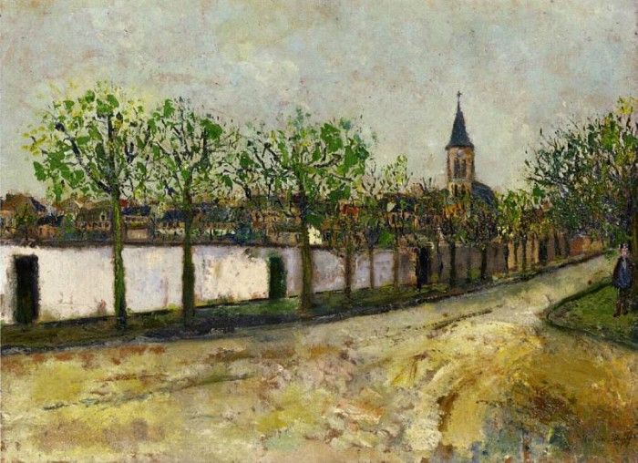 Church and Street in Montmagny 1908. , 