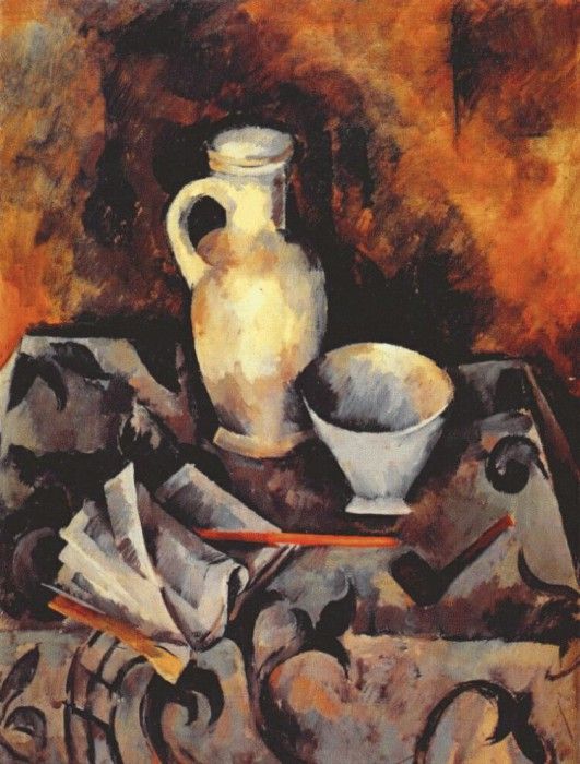 osmerkin still life with white bowl 1921. , 