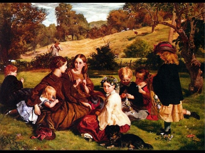 ARCHER James 1860 Summertime Gloucestershire oiil on canvas 0.764x1.060m National Gallery of Scot. , 