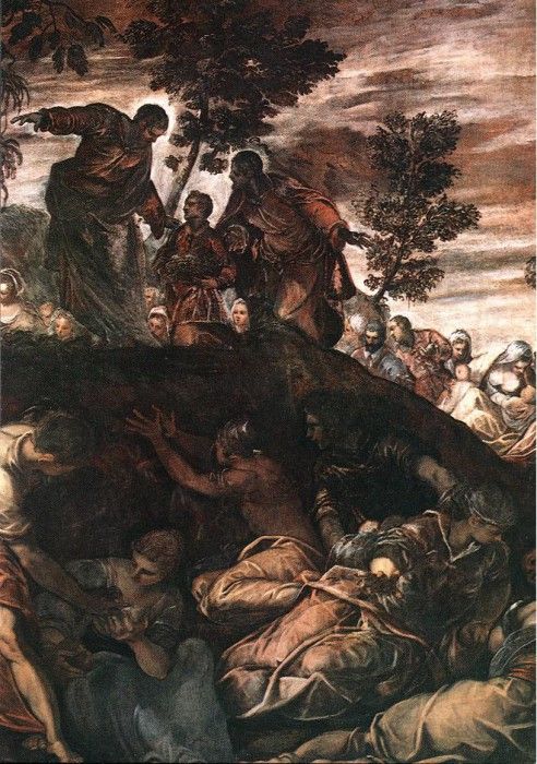 Tintoretto The Miracle of the Loaves and Fishes. , 